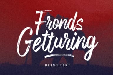 Fronds Getturing Font by gatype — Script Handwritten Font — thumbnail 1