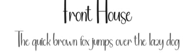 Front House by Andi Moz — Script Handwritten Font — thumbnail 1