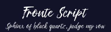 Fronte Script by Roy Jorse — Script Handwritten Font — thumbnail 2