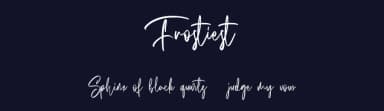 Frostiest by Maulana Creative — Script Handwritten Font — thumbnail 2