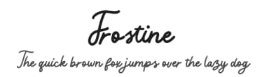 Frostine by Creatype Studio — Script Handwritten Font — thumbnail 1