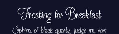 Frosting for Breakfast by Lee Batchelor — Script Handwritten Font — thumbnail 2