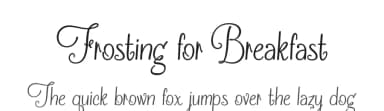 Frosting for Breakfast by Lee Batchelor — Script Handwritten Font — thumbnail 1