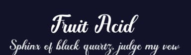 Fruit Acid by Pista Mova — Script Handwritten Font — thumbnail 2