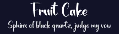 Fruit Cake by Nirmala Creative — Script Handwritten Font — thumbnail 2