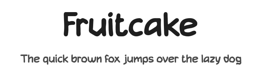 Fruitcake by Hanna Bie — Script Handwritten Font