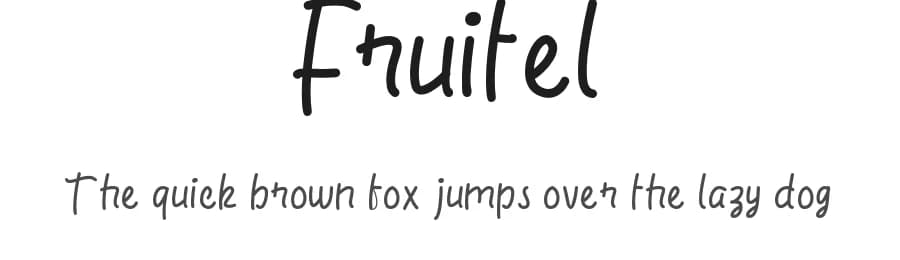 Fruitel by Trim Studio — Script Handwritten Font — preview 1