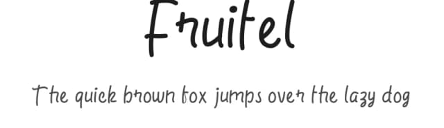 Fruitel by Trim Studio — Script Handwritten Font