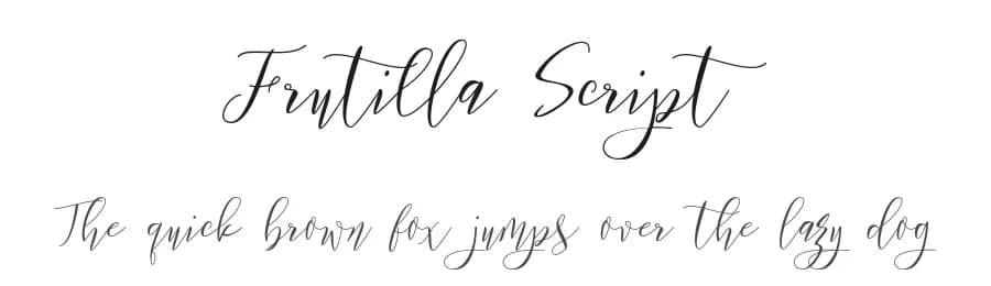Frutilla Script by Ianmikraz — Script Handwritten Font