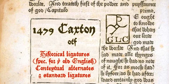 1479 Caxton by GLC Foundry — Blackletter Font