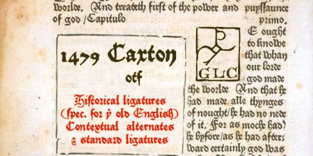 1479 Caxton by GLC Foundry — Blackletter Font