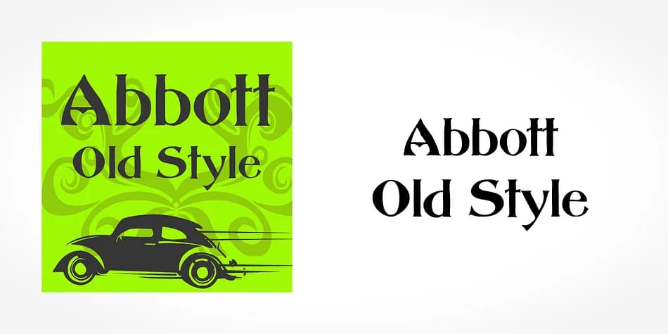 Abbott Old Style by SoftMaker — Decorative Font
