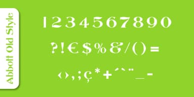 Abbott Old Style by SoftMaker — Decorative Font — thumbnail 3