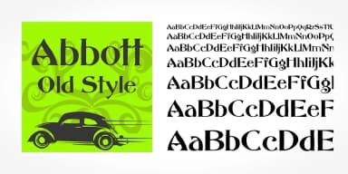 Abbott Old Style by SoftMaker — Decorative Font — thumbnail 5