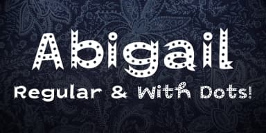 Abigail by Fonthead Design — Display Font — thumbnail 1