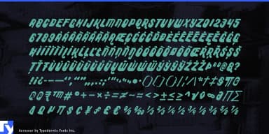 ACROYEAR by Typodermic Fonts Inc. — Decorative Font — thumbnail 5