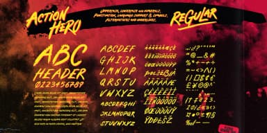 Action Hero by Wingsart Studio — Display Font — thumbnail 2