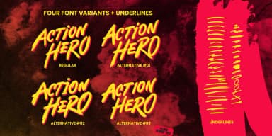 Action Hero by Wingsart Studio — Display Font — thumbnail 3