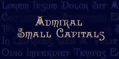 Admiral by Greater Albion Typefounders — Decorative Font — thumbnail 5