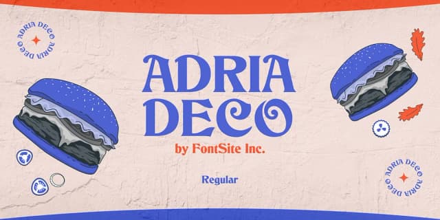 Adria Deco by FontSite Inc. — Decorative Font