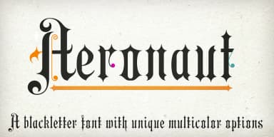 Aeronaut by FaceType — Blackletter Font — thumbnail 1