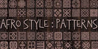 African Pattern by Scholtz Fonts — Dingbats Font — thumbnail 1