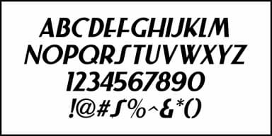 AFTERWORD JNL by Jeff Levine Fonts — Decorative Font — thumbnail 5