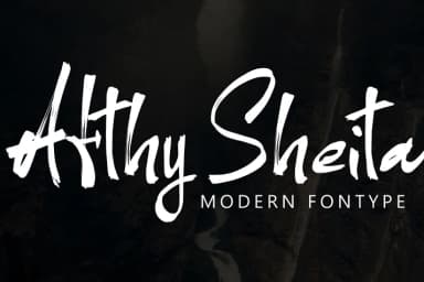 Afthy Sheita by Ayska — Script Handwritten Font — thumbnail 1