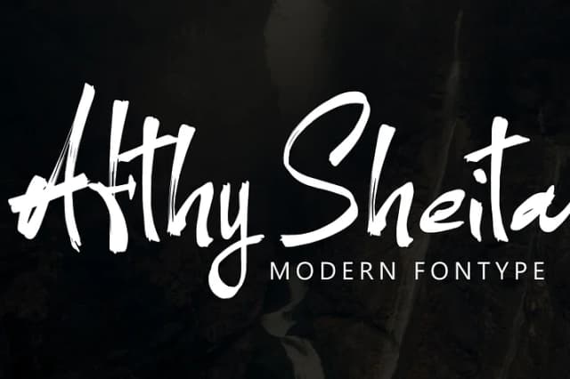 Afthy Sheita by Ayska — Script Handwritten Font