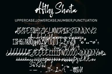 Afthy Sheita by Ayska — Script Handwritten Font — thumbnail 7
