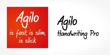 Agilo Handwriting Pro by SoftMaker — Decorative Font — thumbnail 1