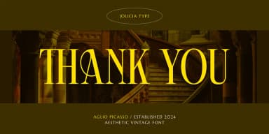 Aglio Picasso by Jolicia Type — Decorative Font — thumbnail 10