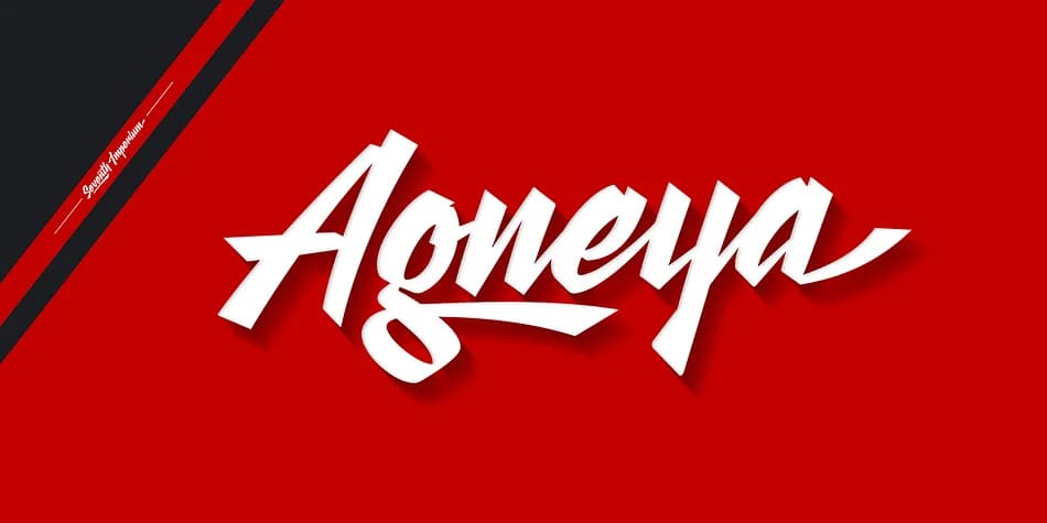 Agneya by Seventh Imperium — Script Handwritten Font