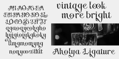 Aholya by TypeClassHeroes — Decorative Font — thumbnail 10