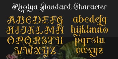 Aholya by TypeClassHeroes — Decorative Font — thumbnail 3