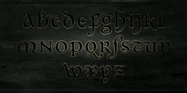 Albermont by Andreas Stötzner — Blackletter Font — thumbnail 4