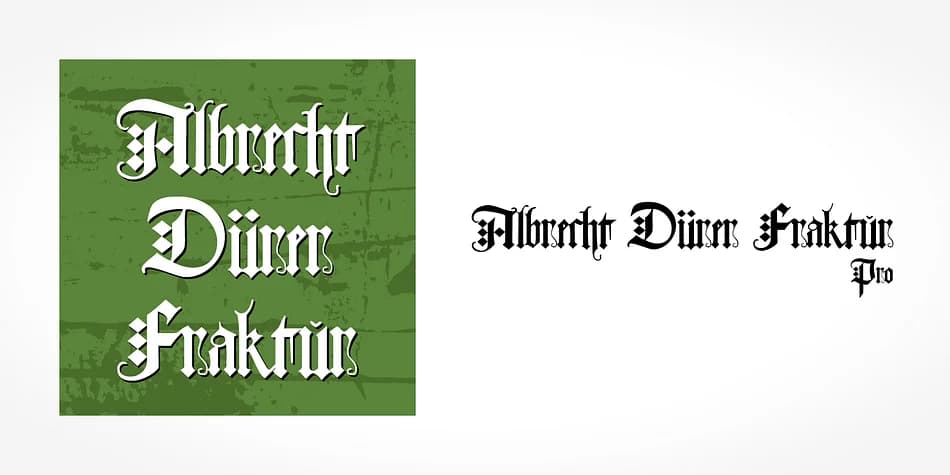 Albrecht Duerer Fraktur Pro by SoftMaker — Blackletter Font