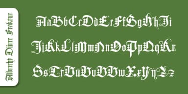 Albrecht Duerer Fraktur Pro by SoftMaker — Blackletter Font — thumbnail 2
