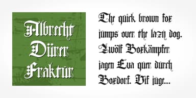 Albrecht Duerer Fraktur Pro by SoftMaker — Blackletter Font — thumbnail 4