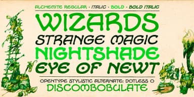 ALCHEMITE by Comicraft — Decorative Font — thumbnail 2