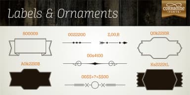Alianza Ornaments by Corradine Fonts — Dingbats Font — thumbnail 3