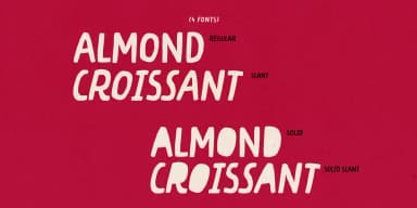 ALMOND CROISSANT by type peace — Display Font — thumbnail 5
