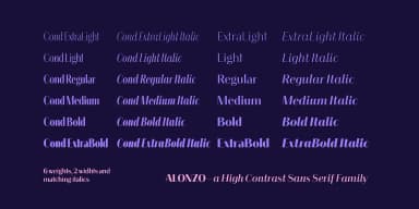 Alonzo by Fenotype — Decorative Font — thumbnail 7