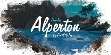 Alperton by FontSite Inc. — Script Handwritten Font — thumbnail 1