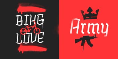 Alquitran Stencil by Rodrigo Typo — Dingbats Font — thumbnail 7