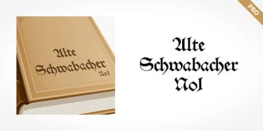 Alte Schwabacher No1 Pro by SoftMaker — Blackletter Font — thumbnail 1