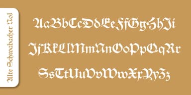 Alte Schwabacher No1 Pro by SoftMaker — Blackletter Font — thumbnail 2