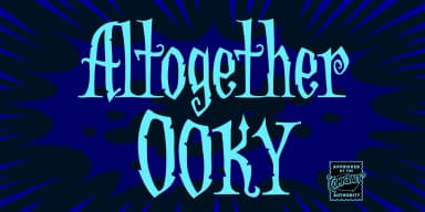 Altogether Ooky by Comicraft — Decorative Font — thumbnail 1