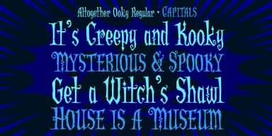 Altogether Ooky by Comicraft — Decorative Font — thumbnail 2