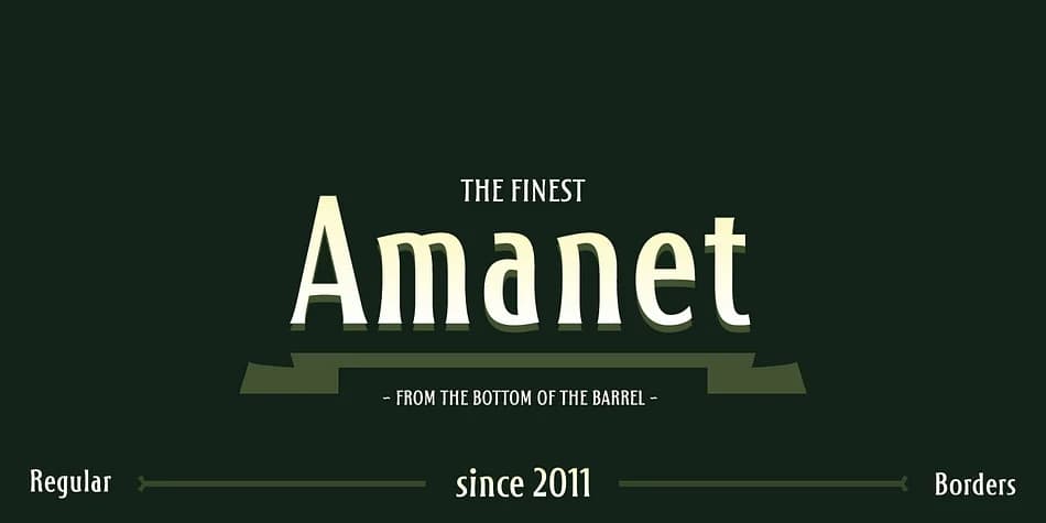 Amanet by Tour de Force Font Foundry — Dingbats Font